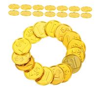 BESPORTBLE 100pièces Pirate Réutilisables pour Jeux Garçon Fille Cadeaux De Fête De Pirate Compactes Fausses De