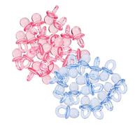 BESPORTBLE 100pièces Sucettes Pour Jeu De Shower Cadeaux De Fête Pour Garçon Décorations De Table Bleue Vrac Mini Sucettes Pour Fille Et Garçon
