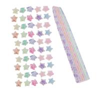 BESPORTBLE 1050 Pièces Origami Glow In The Dark Paper Strips With Footprint Pattern Luminous Neon Gradient Folding Sheets For DIY Crafts And Scrapbooking Projects