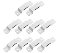 BESPORTBLE 10pcs Porte-mètre Ruban en Fer Convexes, Clips Portables et Portables pour Ceinture D'outils, Accessoires Pratiques pour Bricolage et Travail