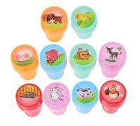 BESPORTBLE 10Pièces Animaux de Ferme pour Garçon Fille de Auto Encreurs Amusants pour Récompenses Classe Fête pour Enseignants et Fêtes