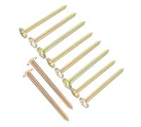 BESPORTBLE 10pièces Clous Arpentage pour Marquage Précis Piquets Arpentage Permanents pour Points De Contrôle Et Observation sur Site