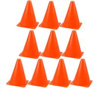 BESPORTBLE 10pièces Cônes Entraînement Sportif Lot De Cônes Plastique Pour Football Patinage Et Activités De Plein Air Pour Exercices Et Marquage De