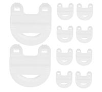 BESPORTBLE 10pièces Lot de Clips pour Cages De Petits Animaux Boucles Plastique avec Mécanisme De Verrouillage Sécurisé pour Hamsters Et