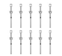 BESPORTBLE 10pièces Tendeur de Câble Acier Inoxydable pour Rambarde Escalier et Terrasse Extrémités Filetées Robustes Kit de Fixation de Câble Inox pour Système de Garde-corps