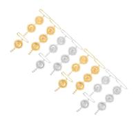 BESPORTBLE 12 Ensembles Graduation Tassel Photo Charms With Brooches For Cap And Gown Ceremony Multifunctional Senior Photo Props And Memorial DIY Decoration For Class Of