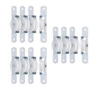 BESPORTBLE 12 Paquets Kit de Poulies de Remplacement pour Parasol Extérieur | Plastique et Acier, Installation Facile, Usage Patio et Terrasse, Compatibilité Polyvalente, Fonctionnement Fluide
