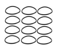 BESPORTBLE 12 pièces Anneaux Élastiques Antichoc pour Microphone à Condensateur Supports de Suspension Mic Shock Mount Rubber Rings pour Streaming et Interviews de Bruit et Vibrations