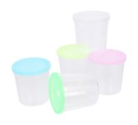 BESPORTBLE 12 pièces Betta Flower Arrangement Cups Transparent Plastic Fish Farming Cups for Decoration and Gifts Couleur Aléatoire Couleur Aléatoire