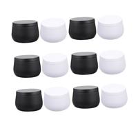 BESPORTBLE 12 pièces Boîtes Tôle Ronde pour Rangement Bonbons Thé Bijoux et Artisanat Contenants Multi-usages Étanches et Solides pour Projets DIY et Décoration Maison