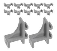 BESPORTBLE 12 pièces Clips Support Étagère Plastique pour Réfrigérateur Congélateur Fixation et Facile à Installer pour Balconnet Frigo Accessoires de Rangement Polyvalents