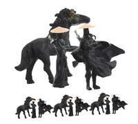 BESPORTBLE 12 Pièces Figurines Miniatures Chinoises Résine Ornements Ancien Style pour Micro Paysage Décoration Bureau Aquarium et Personnages de Style Martial Traditionnel