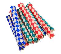 BESPORTBLE 12 Pièces Jouets pour Garçon Fille à Doigts Chinois Accessoires de Fête Jouets à Mâcher pour Oiseaux et Perroquets Bricolage pour Éveiller la Créativité