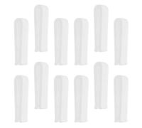 BESPORTBLE 12 Pièces Lot de Fermeture Réutilisables pour Paquet de Compression sous Vide en Plastique Blanc Hermétique, pour Placard et Garde-manger