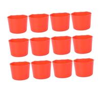 BESPORTBLE 12 pièces Mangeoire Oiseaux Cage Bol Alimentation Capacité Renforcée pour Perroquets Pigeons Petits Animaux Pratique et Lavable