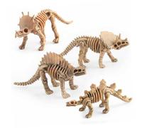 BESPORTBLE 12 Pièces Mini Figurines de Dinosaures Décorations Ludiques et Éducatives Squelette de Dinosaure Ornements Réalistes pour Bureau Chambre et Fête Anniversaire