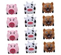 BESPORTBLE 12 pièces Mini Voitures à Friction Plastique pour Garçon Fille Éducatif sans Pile Véhicules à Tirer et Set de Petites Voitures Amusantes pour Garçons et Filles