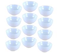 BESPORTBLE 12 pièces Miniature Bowls Set for Dollhouse Kitchen Decoration Smooth Surface Mini Bowl Models for Home Ornament and Childrens Creative Play