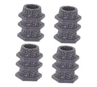 BESPORTBLE 12 Pièces Miniature Décor Résine Lot pour Paysage de Fées Ornements de Jardin Élégants Accessoires pour Maison et Décoration de Noël