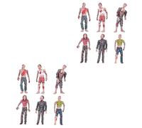 BESPORTBLE 12 Pièces Modèle de Zombie Chiffre garçon Effrayant Enfants poupées mortes ambulantes 3D Figurines d'action d'horreur Figurines à Collectionner Zombies modèles Jouets