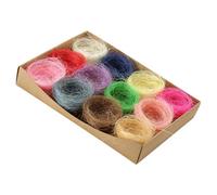 BESPORTBLE 12 Pièces Nid D'œufs de Pâques Décoratif en Lin pour Table | Décoration Réaliste et Créative, Ambiance Festive, pour Mini Plantes, Photos et Événements Couleur Aléatoire Style Aléatoire
