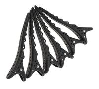 BESPORTBLE 12 Pièces Pince à Cheveux Requin en Plastique Noir pour | Surface Lisse, Ne Rouille Pas, Lot de Deux, Lavage du Visage et Maquillage