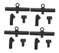 BESPORTBLE 12 Pièces Plastic Rod Connectors for Sport Kites DIY Kite Assembly Tools with Angled and Straight Joints for Enhanced Stability and Smooth Flying