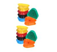 BESPORTBLE 12 Pièces Support Cartes à Jouer Triangulaire pour Garçon Fille et Adultes Porte Cartes sans Stable et Portable Famille et Noël