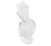 BESPORTBLE 12, Statue de Buste Reine, Sculpture Artistique pour Décoration de Maison de Poupée, Mini-Statue pour Bureau et Intérieur, Accessoire Décoratif Solide