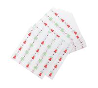 BESPORTBLE 120 Pièces Serviettes de Table de Noël en Papier, Motif Cloche,