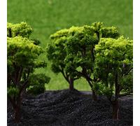 BESPORTBLE 12pièces Arbre Miniature pour Aménagement Paysager Vert Hauteur à Décor Maison Bureau