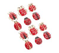 BESPORTBLE 12pièces Broche Insecte à Facettes Épingle à Revers Décorative Pour Vêtements Broche Col De Chemise