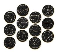 BESPORTBLE 12pièces Lot De Broches Émail Design Motif Signe Épingles à Revers Pour Femme Broches Décoratives Pour Sacs à Dos Et Vêtements