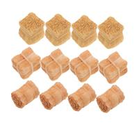 BESPORTBLE 12pièces Mini Meules De Foin De Simulation Résine Balles De Foin Rustiques Décoration De Table Miniature pour Jardin Fête Artisanat DIY