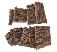 BESPORTBLE 14 Pièces Décoratives Écorce Naturelle pour Terrarium Reptiles - Plateformes D’Escalade Naturelles 5-9 CM Décor Multifonction pour Serpents Lézards Tortues et Arachnides