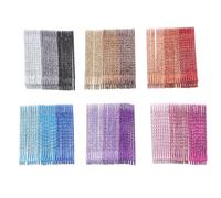 BESPORTBLE 144 Pièces Barrettes Plates à Paillettes, Pinces à Cheveux en Métal Multicolores, Légères et Confortables, Forte Tenue pour Tous Types de Cheveux, pour Femmes et Filles,