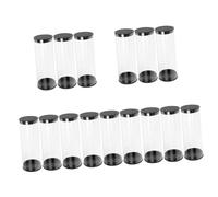BESPORTBLE 15 Pièces Baril de Golf étui Transparent pour Porte- conteneur de balles de Golf Accessoires de Golf étui pour Fournitures de Golf Petit écran PVC
