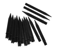 BESPORTBLE 15 pièces Garden Stakes Set Plastic Outdoor Light Spikes for Solar Pathway and Lawn Lights Resistant Installation