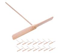 BESPORTBLE 15 pièces Jouets Volants Bois Dragonfly pour Garçon Fille Jouets Extérieurs Interactifs à Main pour Jeux Plein Air et Coordination