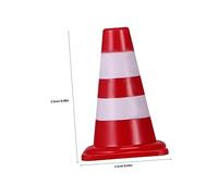 BESPORTBLE 15 Pièces Mini Cônes de Signalisation Réalistes pour Circulation Jouets Éducatifs Précoces Accessoires Polyvalents pour Jeux et Apprentissage Enfantin