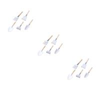 BESPORTBLE 15 Pièces Mini Pelle de Jardin Multifonction pour Plantation Pot Outils de Jardinage pour Amateurs et Décoration Extérieure