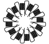 BESPORTBLE 15pièces Pinces De Fixation pour Tuyaux Aquarium Accessoires pour Tube Arrivée Sortie Eau Support De Tuyau Sécurisé