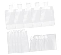 BESPORTBLE 15pièces Pochettes Souples de Voyage pour Lotion Lot de Sachets Distributeurs Portables et Réutilisables pour Usage Quotidien