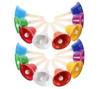 BESPORTBLE 16 Pièces Cloches Diatoniques Colorées pour Garçon Fille de Percussion pour Activités Familiales Écoles et Événements Festifs