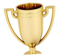 BESPORTBLE 16 Pièces Lot de Mini Trophées Dorés Plastique Récompenses Résistantes pour Cérémonie de Remise de Prix Fête Concours et Invités