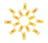 BESPORTBLE 16 Pièces Miniature Traffic Barriers Educational Toys for Realistic Plastic Roadblocks Set for Cognitive Learning and Hand-Eye Coordination Development