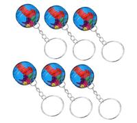 BESPORTBLE 16 Pièces porte-clés globe porte-clés de sac à faire la fête globe pour les enfants thème porte-clés charme Charmes de porte-clés Accessoires porte-clés chaînes en conserve