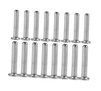 BESPORTBLE 16 pièces Rivets Universels pour Réparation de Cadre de Parasol Inserts Tubulaires pour Récupération de Cônes et Ribs de Parasol