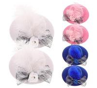 BESPORTBLE 18 Pcs Chapeau de Poule Bonnet de Noel Chapeau Noel Casquettes de Chapeaux de Poulet Chapeau d'oiseau Compact Chapeaux de Poulet drôles Chapeau d'oiseau résistant à l'usure Chiffon