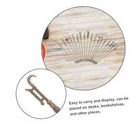 BESPORTBLE 18 pcs Mini Zinc Alloy Ancient Chinese Arms Model Set Detailed Metal Ornaments for Home Decor and Educational Play Portable Collectible Miniature